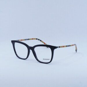Burberry BE2390 3853 Eyeglasses Black/Check Brown 52mm Frame